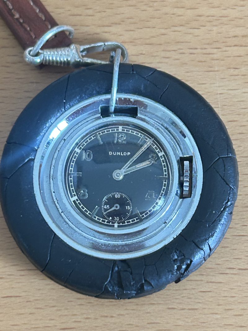 Dunlop Marvin Tyre Pocket Watch C1940 - Image 2