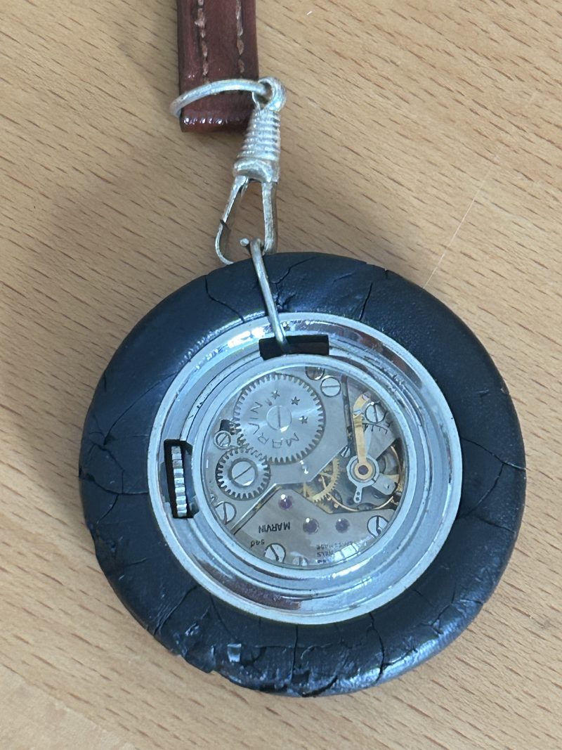 Dunlop Marvin Tyre Pocket Watch C1940 - Image 3