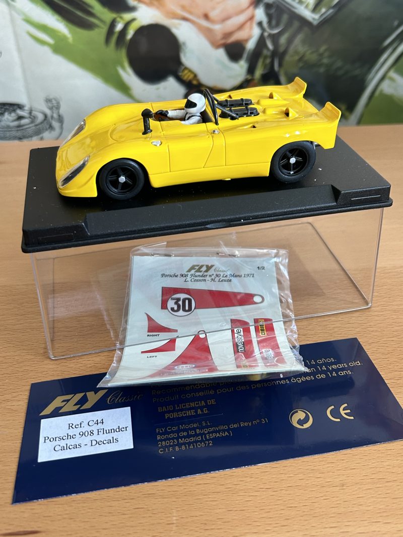 Fly Slot Racing Porsche 908 Le Mans 24hr 1973 Decals